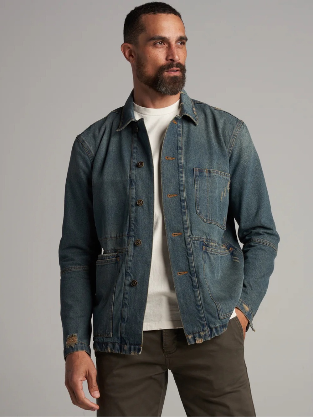 Rowan 1955 DUNCAN DENIM CHORE JACKET